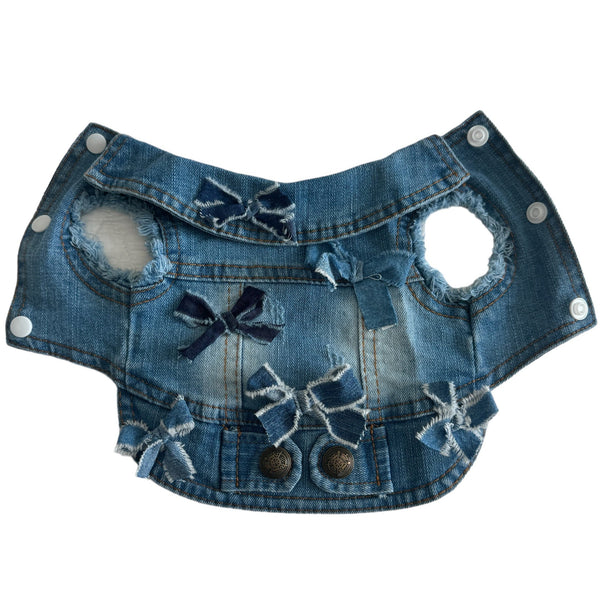 Denim Bow Vest, photo 2
