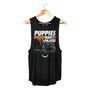 Puppies & Pilates Tank Top in black