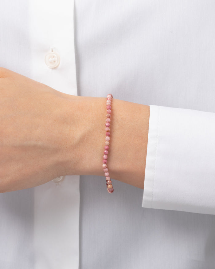 Pink Rhodochrosite Bead Bracelet, photo 3