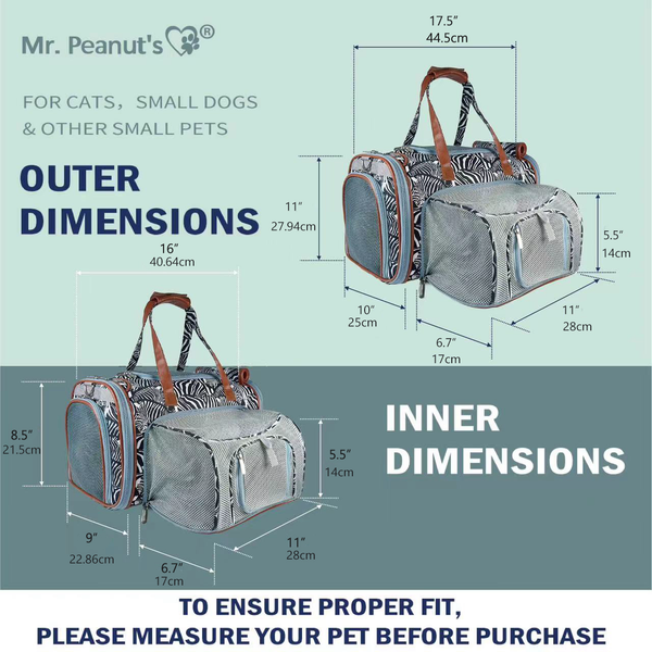 Gold Series Standard Expandable Pet Carrier, Prints Edition, photo 2