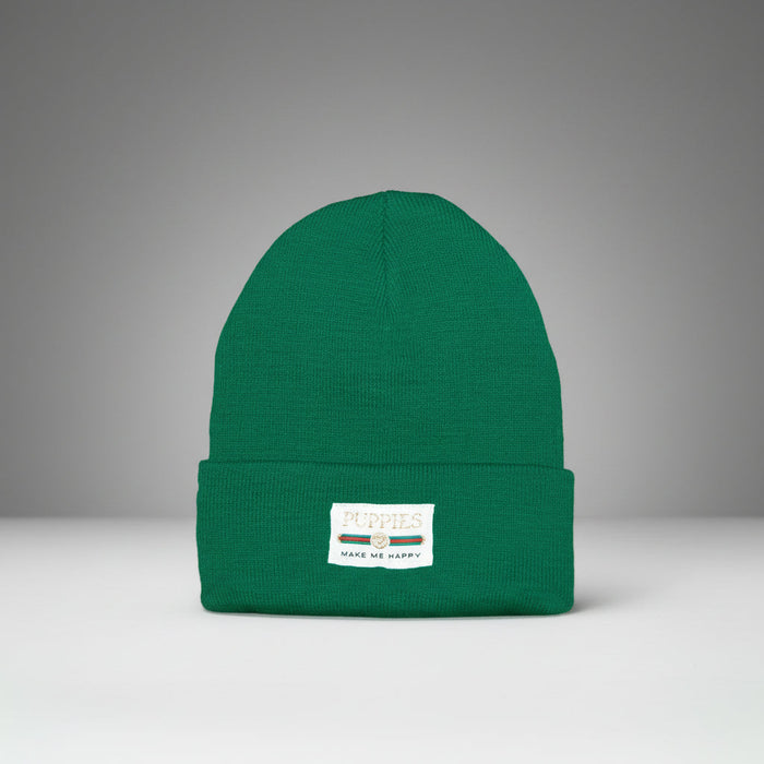 Pup Lux Gold Label Beanie in green