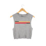 Puppies Fitness Stripes Crop Tank