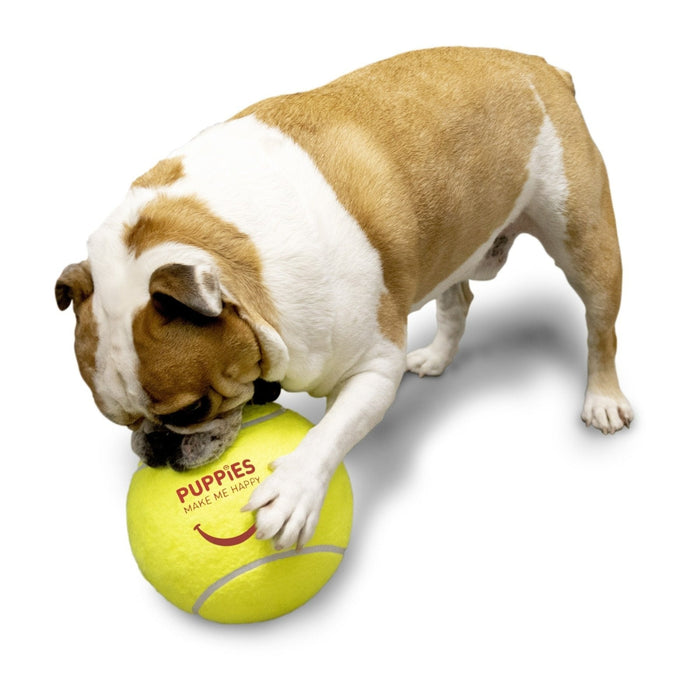Puppies Make Me Happy Giant 9-Inch Tennis Ball