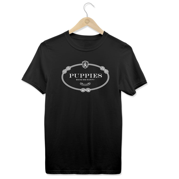 Puppies Milano Unisex Crewneck Tee in black