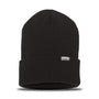Puppies Make Me Happy Reversible Hipster Beanie in black