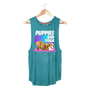 Puppies & Yoga OG Tank Top in mermaid