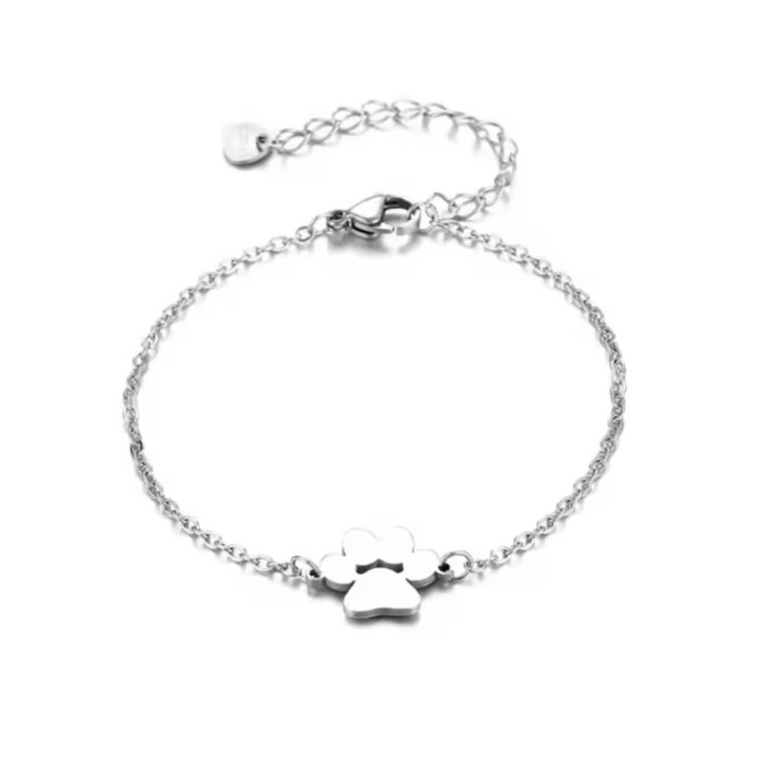 Pulsera de eslabones con dije de huella calada PurePaw, foto 7