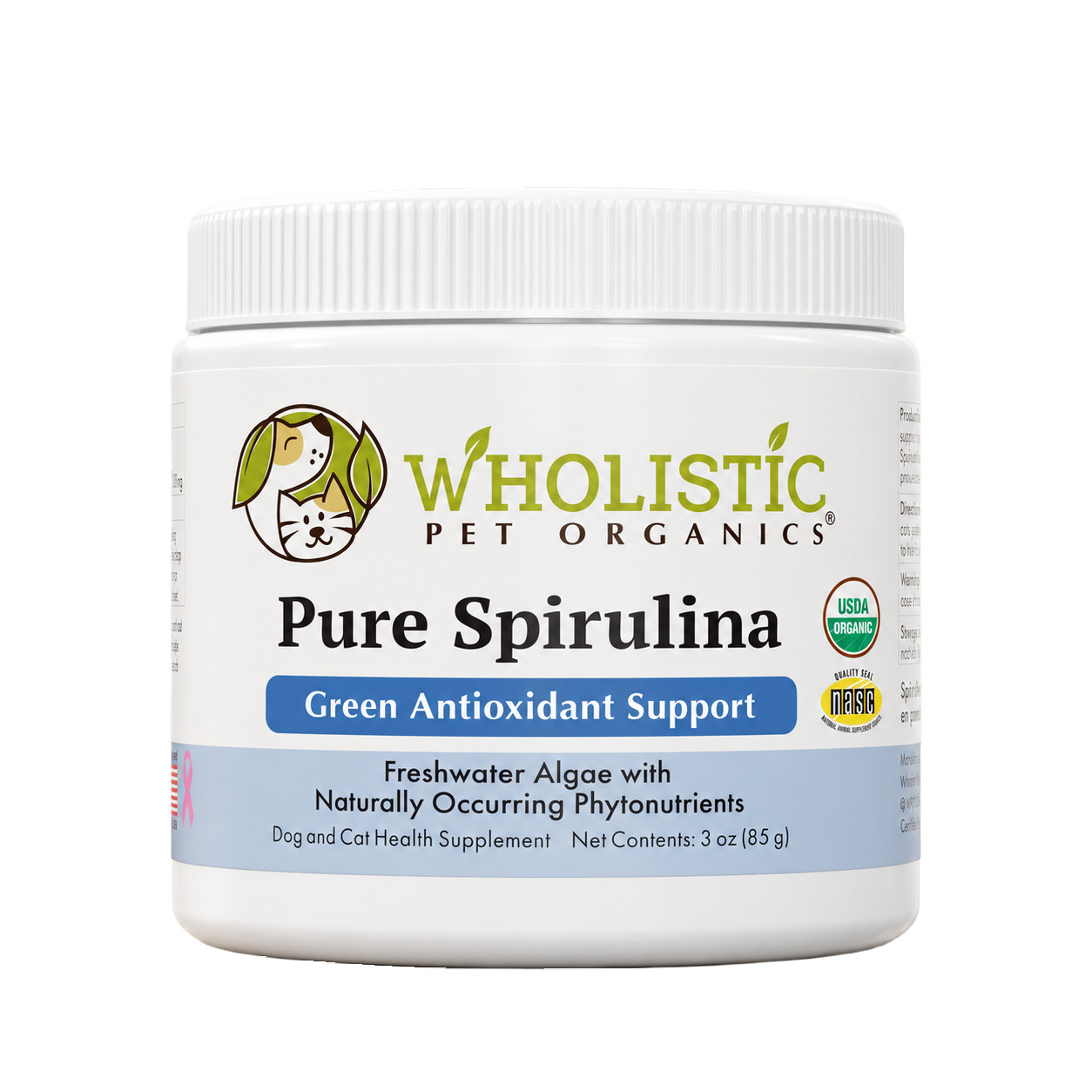 Pure Spirulina, espirulina orgánica en polvo para perro y gato, foto 1