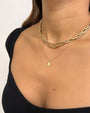 14K Gold Puzzle Piece Necklace, photo 2