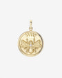 14K Gold Diamond Queen Bee Medallion Pendant, photo 1
