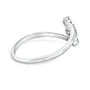 1/4 Ct. T.W. Lab-Grown Diamond Vertical Three Stone Ring in 10K Gold, photo 4