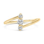 1/4 Ct. T.W. Lab-Grown Diamond Vertical Three Stone Ring in 10K Gold, photo 1