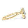 1/4 Ct. T.W. Lab-Grown Diamond Vertical Three Stone Ring in 10K Gold, photo 3