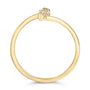 1/4 Ct. T.W. Lab-Grown Diamond Vertical Three Stone Ring in 10K Gold, photo 11