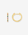 Rainbow Huggie Earrings, photo 1