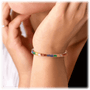 Rainbow Marquise Cubic Zirconia Tennis Bracelet, photo 2