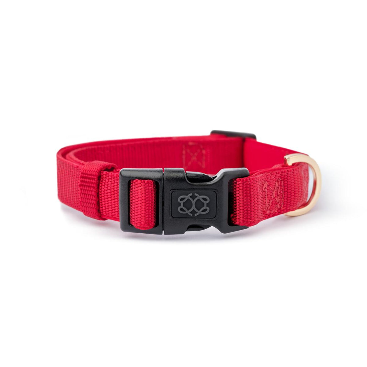 Iconic Red City Padded Dog Collar