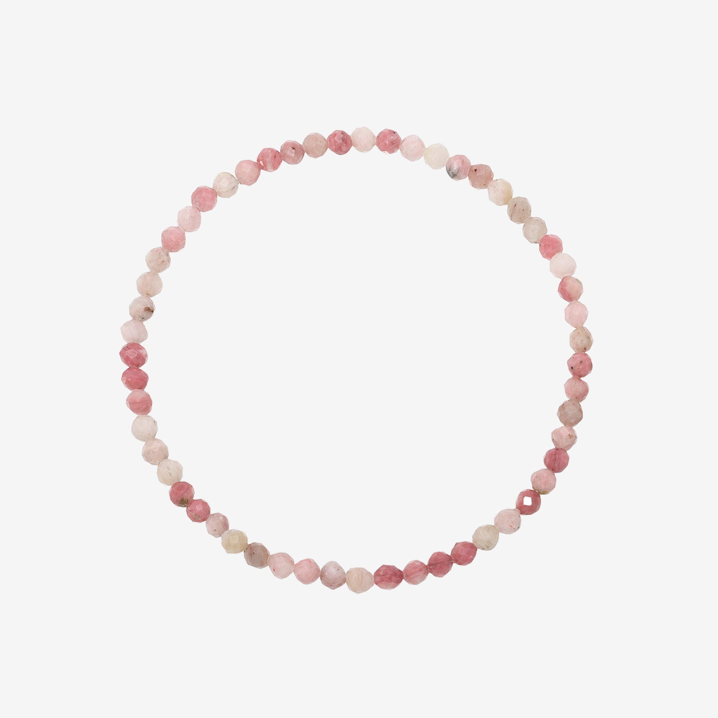 Pink Rhodochrosite Bead Bracelet, photo 1