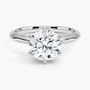 Anillo de compromiso con diamante cultivado en laboratorio de 3 CTW en oro de 14K, foto 19