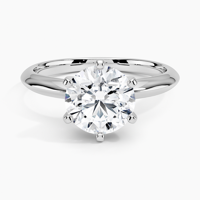 Anillo de compromiso con diamante cultivado en laboratorio de 3 CTW en oro de 14K, foto 19