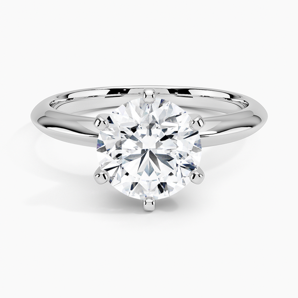 3.00 CTW Round Lab-Grown Diamond Engagement Ring in 14K Gold, photo 2