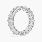 5.00 CTW Emerald Cut Lab-Created Moissanite Eternity Band