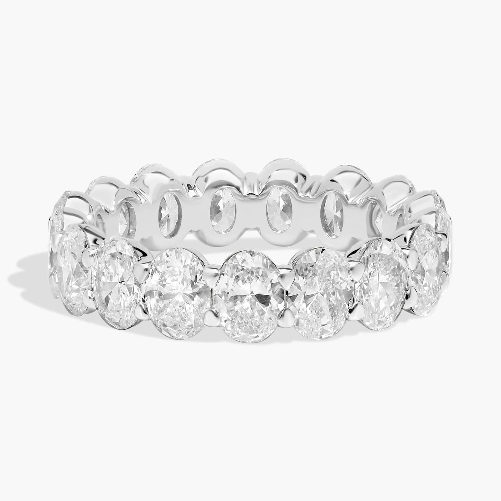 5.00 CTW Oval Lab-Created Moissanite Eternity Band, photo 2