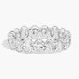 5.00 CTW Oval Lab-Created Moissanite Eternity Band, photo 2