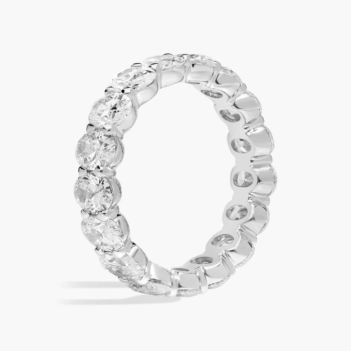 5.00 CTW Oval Lab-Created Moissanite Eternity Band, photo 1