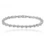Round Cut White Cubic Zirconia Tennis Bracelet, photo 1
