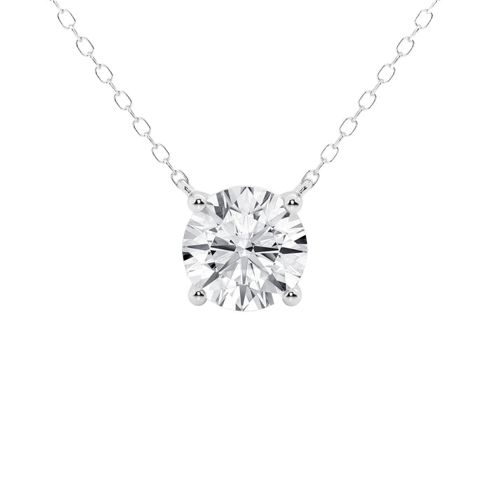 2.00 CTW Lab-Grown Diamond Floating Pendant in 14K Gold, photo 1