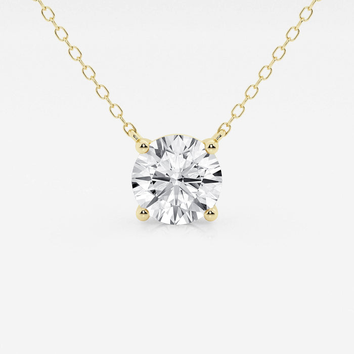 2.00 CTW Lab-Grown Diamond Floating Pendant in 14K Gold, photo 3