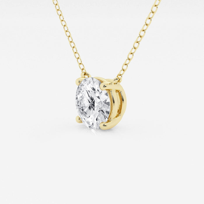 2.00 CTW Lab-Grown Diamond Floating Pendant in 14K Gold, photo 5