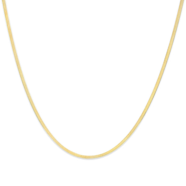 Collar de cadena de espiga imperial de 2.8mm en oro macizo de 14K, foto 1