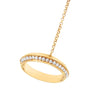 Cadena de mano de anillo y pulsera con diamantes de 1/4 ct. p.t. en oro amarillo de 14K, foto 2