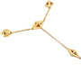 Cadena de mano de anillo y pulsera con diamantes de 1/4 ct. p.t. en oro amarillo de 14K, foto 4
