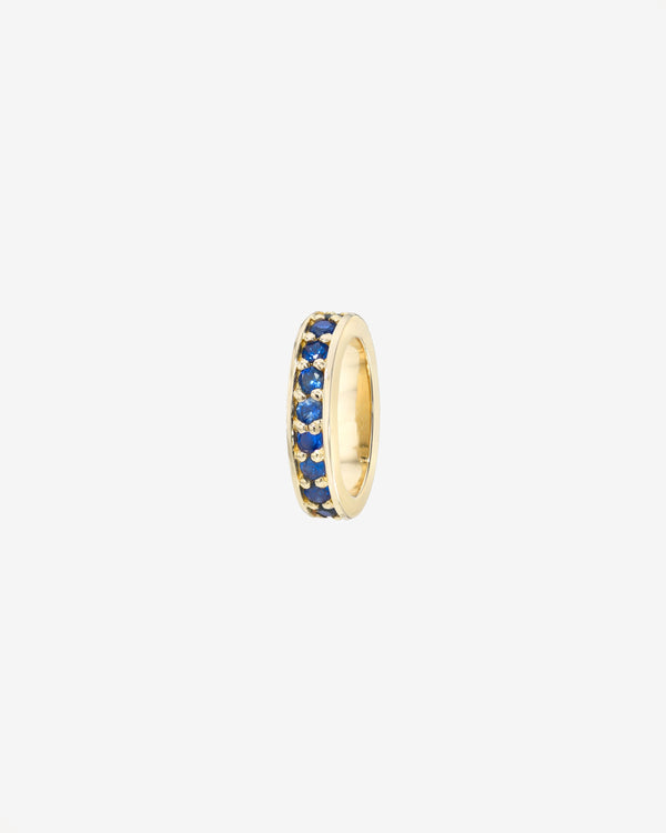 14K Gold Sapphire Eternity Heirloom Charm, photo 1