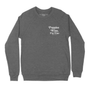 Puppies Wine & I'm Fine Crewneck Sweatshirt in heather grey