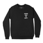 Motto Puppies Make Me Happy Unisex Crewneck Sweatshirt in black