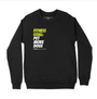 Fitness Goals: Pet More Dogs Crewneck Sweatshirt in black