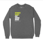 Fitness Goals: Pet More Dogs Crewneck Sweatshirt in heather grey
