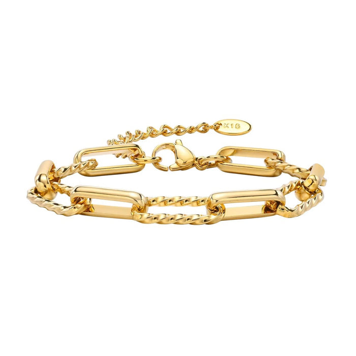 Sienna Adjustable Paperclip Chain Bracelet, photo 1