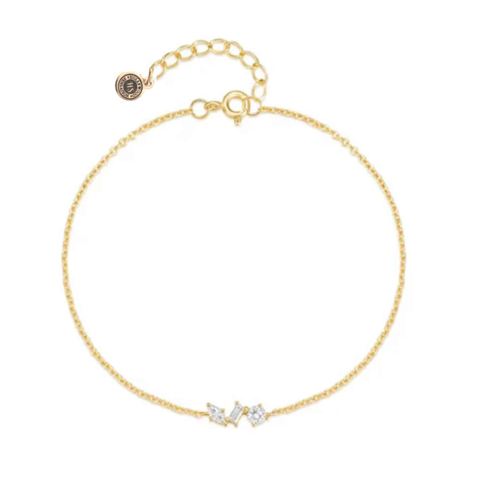 Silvana Cubic Zirconia Chain Link Bracelet, photo 1