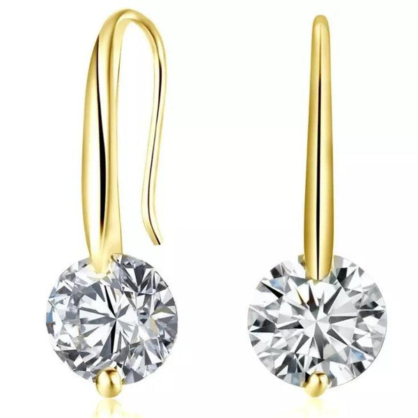Aretes colgantes de cristal de 1.5 quilates Maryam, foto 2