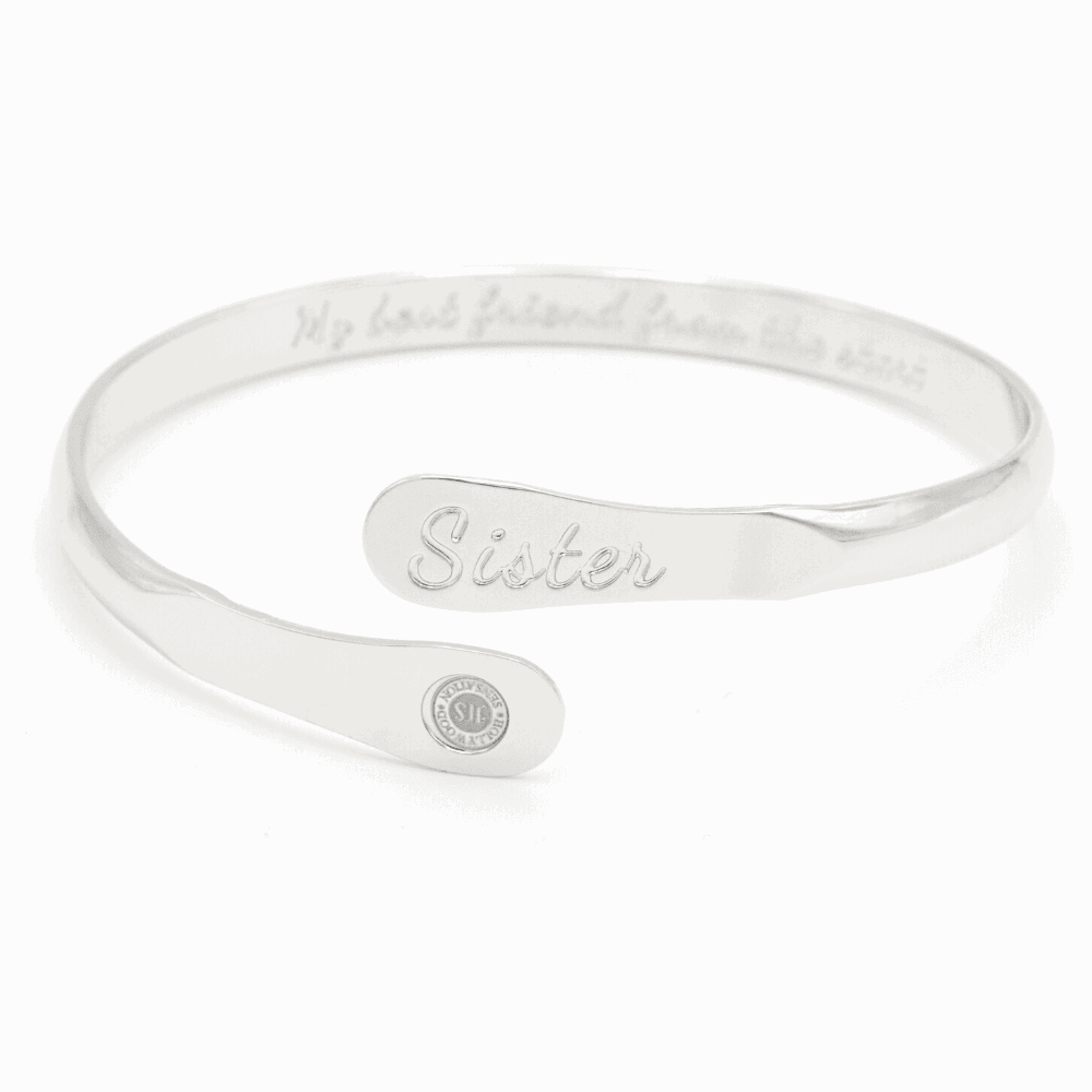 Brazalete grabado para hermana My Best Friend from the Start, foto 1