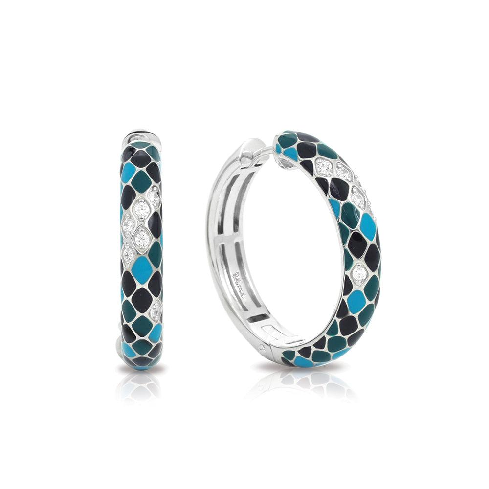 Snakeskin Constellations Hoop Earrings, photo 1