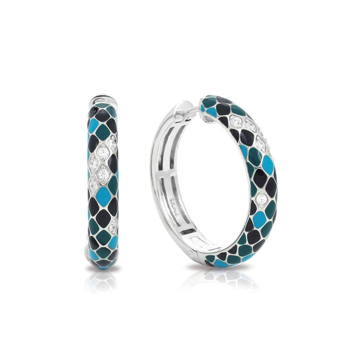 Snakeskin Constellations Hoop Earrings, photo 1