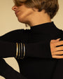 14K Gold Herringbone Bracelet, photo 4