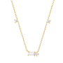 Starluxe Four Stone Cubic Zirconia Necklace, photo 1