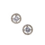 Aretes de botón de circonita cúbica Hope, foto 2